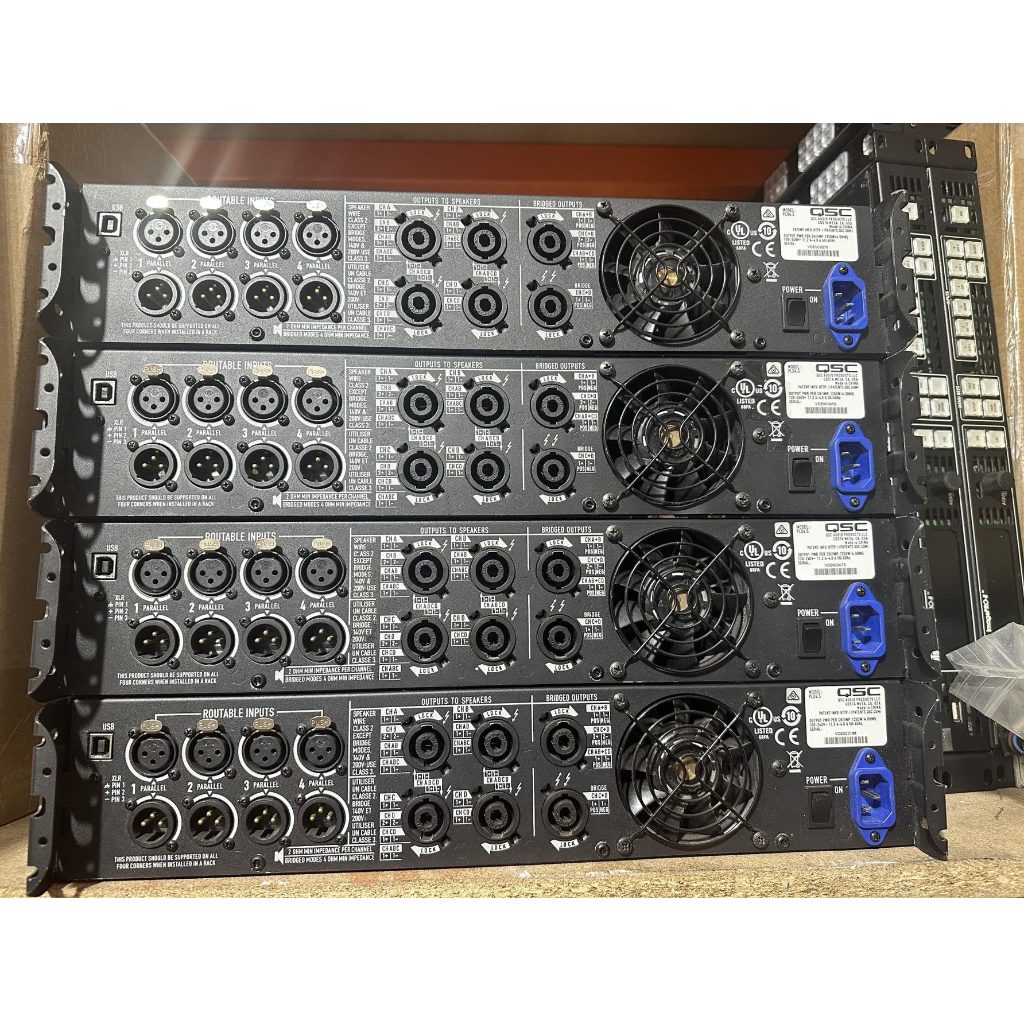 Used QSC PLD 4.5 PRO amplifier, 4 channels for sale