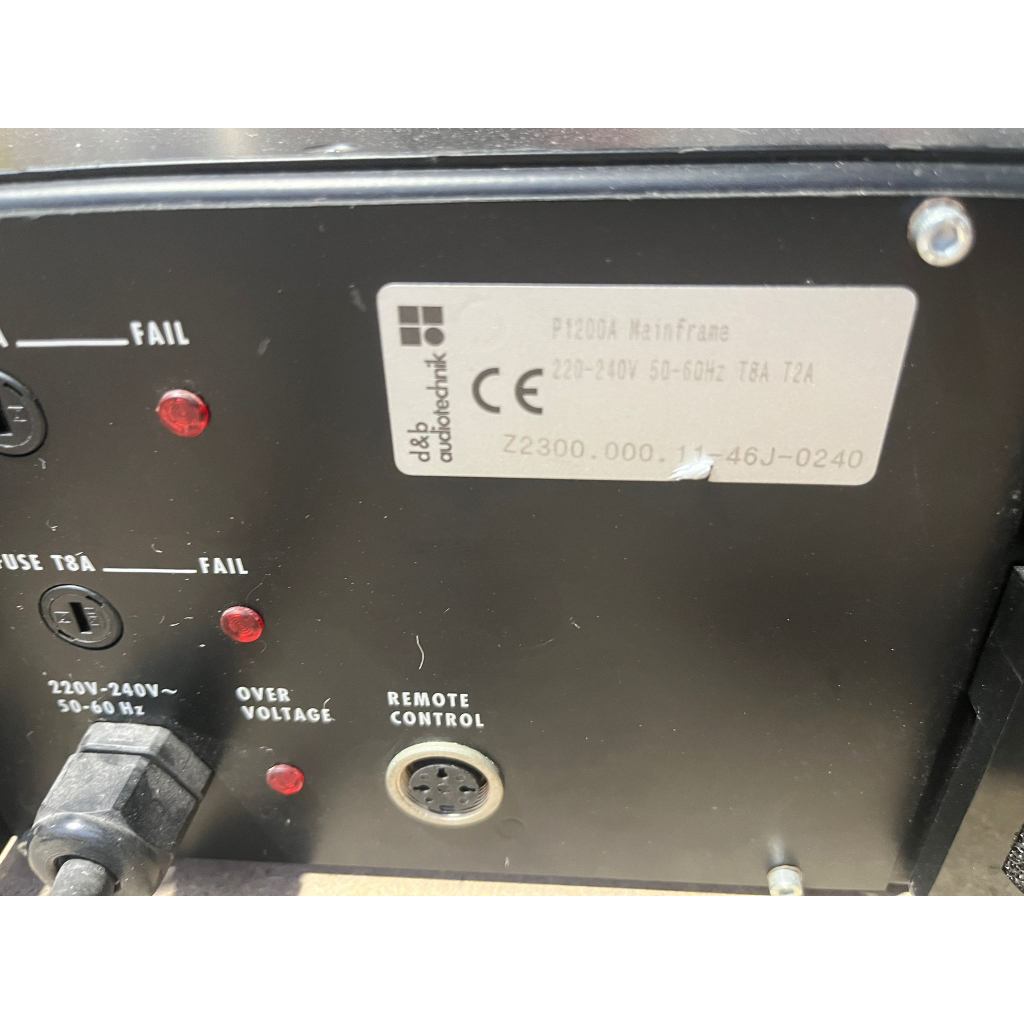 Used d&b Audiotechnik P1200A Mainframe Amplifier for sale