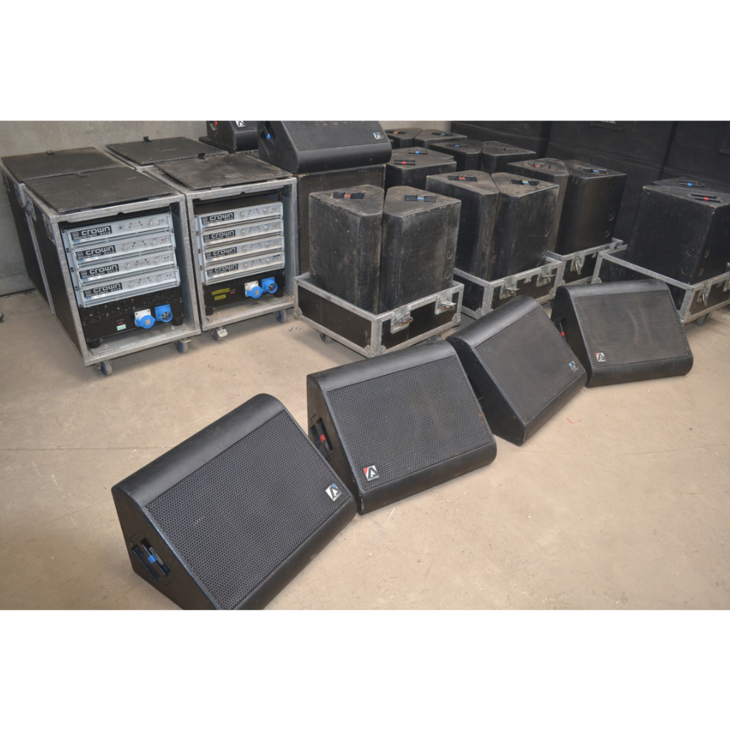 Used Audio Analysts 112 wedge monitor package for sale
