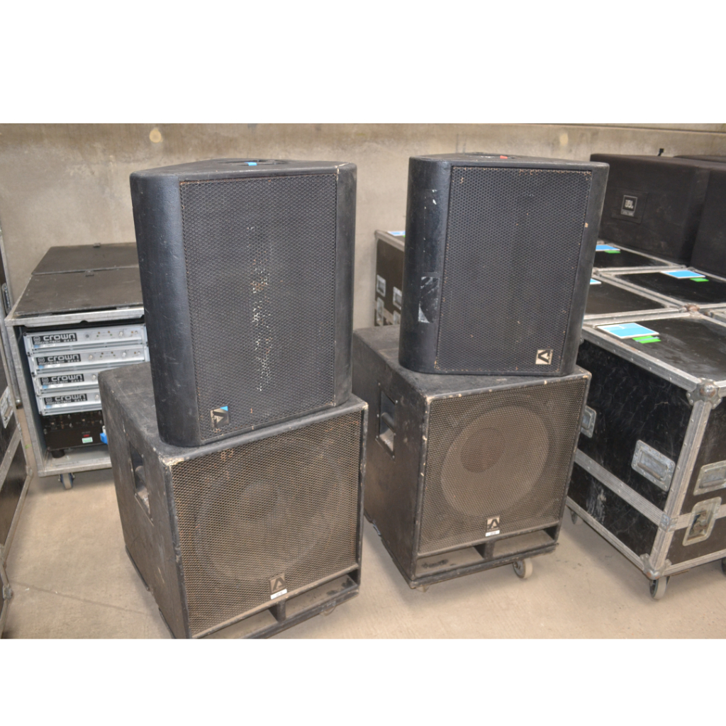 Used Audio Analysts 112 wedge monitor package for sale