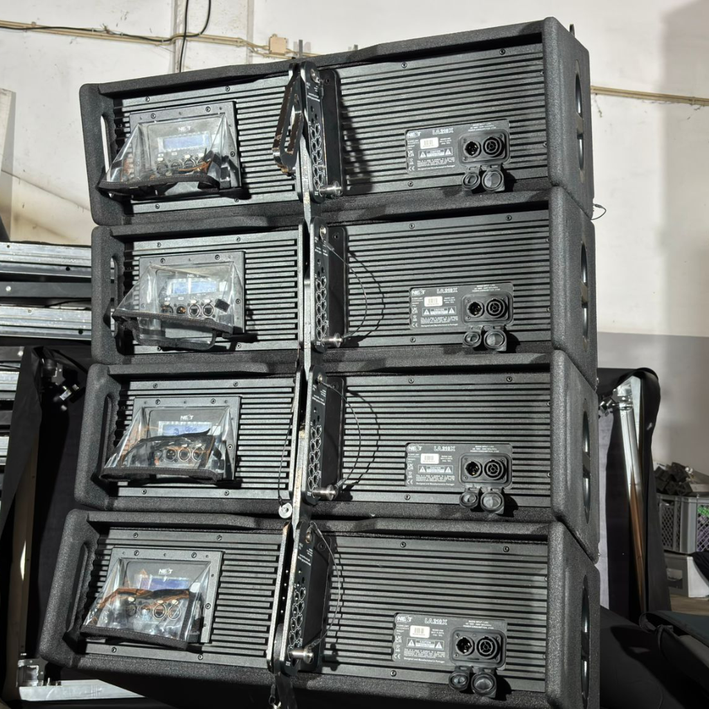 Used NEXT LA210x Line Array System — 12 Tops + 8 Subs for sale