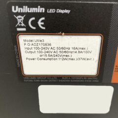 Used Unilumin Utile III 03 3.9mm Indoor LED Wall Package for sale