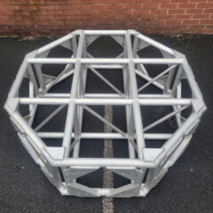 Used Total Solutions Medium Duty 8 Way Octagonal Corner Block (Silver) for sale
