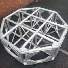 Used Total Solutions Medium Duty 8 Way Octagonal Corner Block (Silver) for sale
