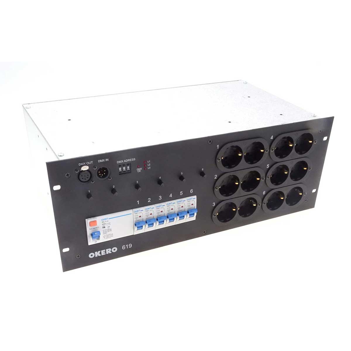 Used Okero 619 Dimmer - 6x13A for sale