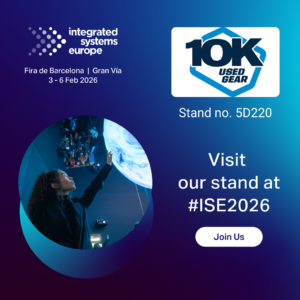 10k used gear are attending ISE2026 at the Fira de barcelona. find our stand at 5d220