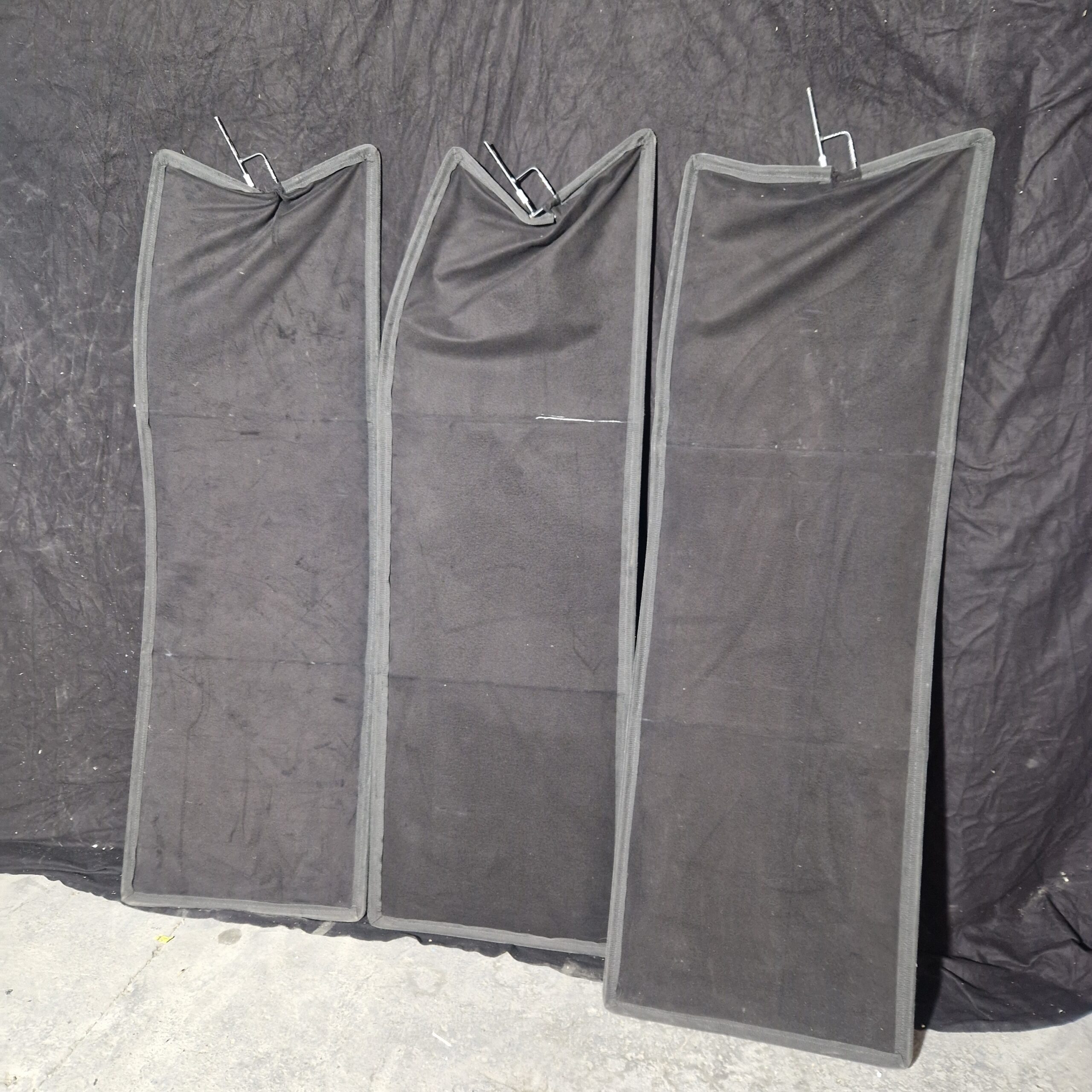 Used 24x72 black flags x3 for sale