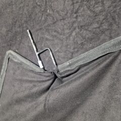 Used 24x72 black flags x3 for sale
