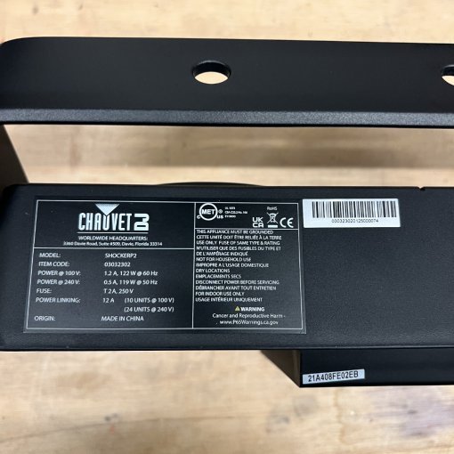 Used Chauvet Shocker P2 set for sale
