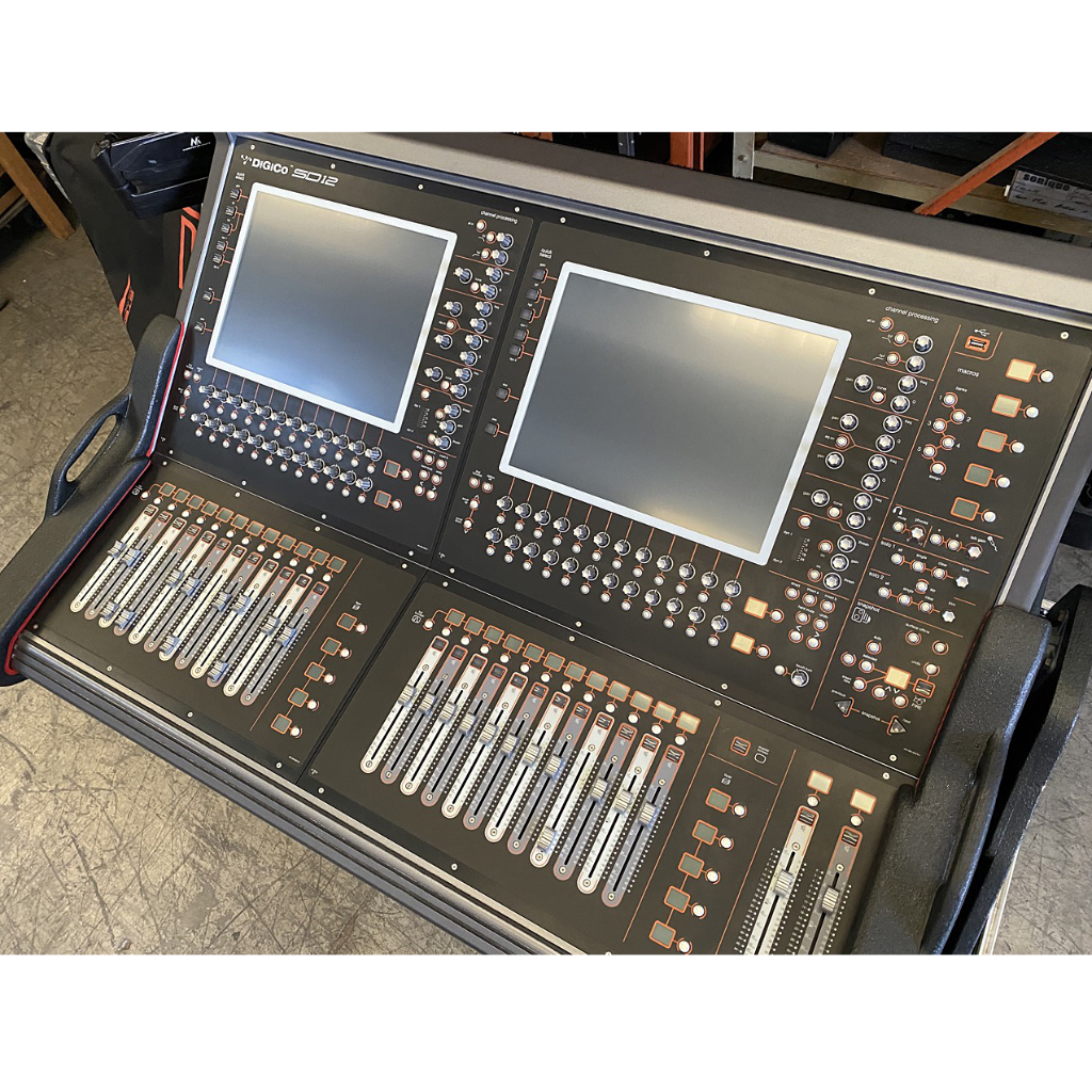 Used Digico SD12-96 flip case D2 Rack package for sale