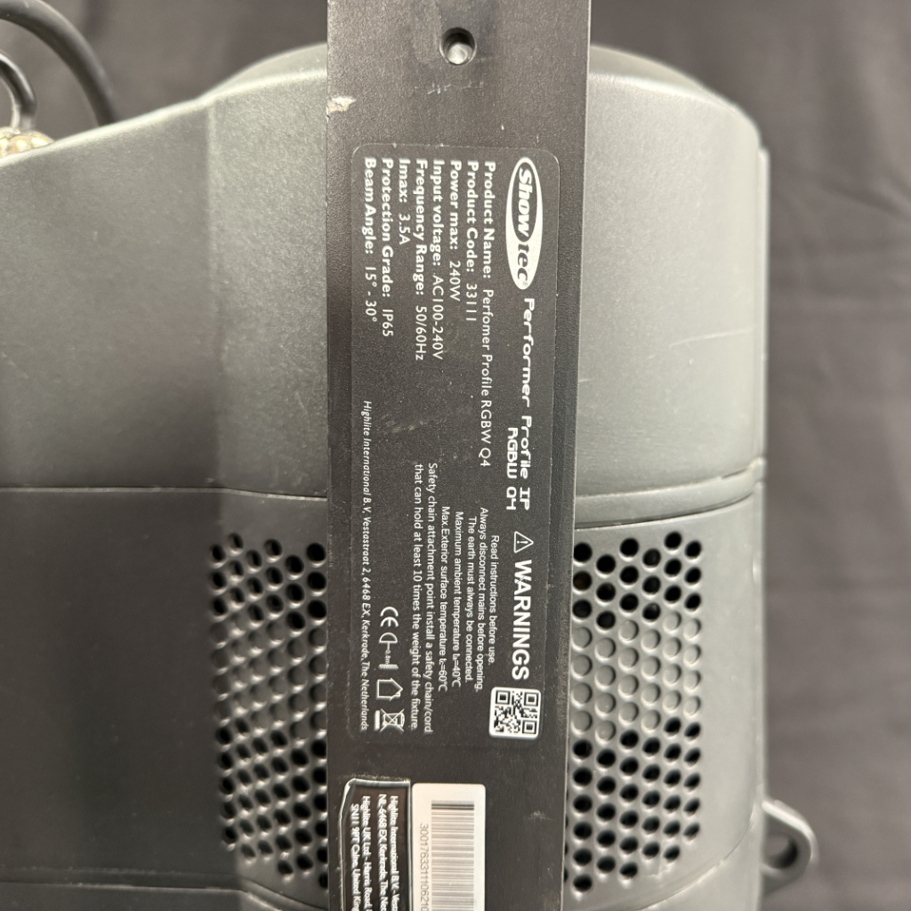 Used Showtec - Performer Profile IP Q4 for sale