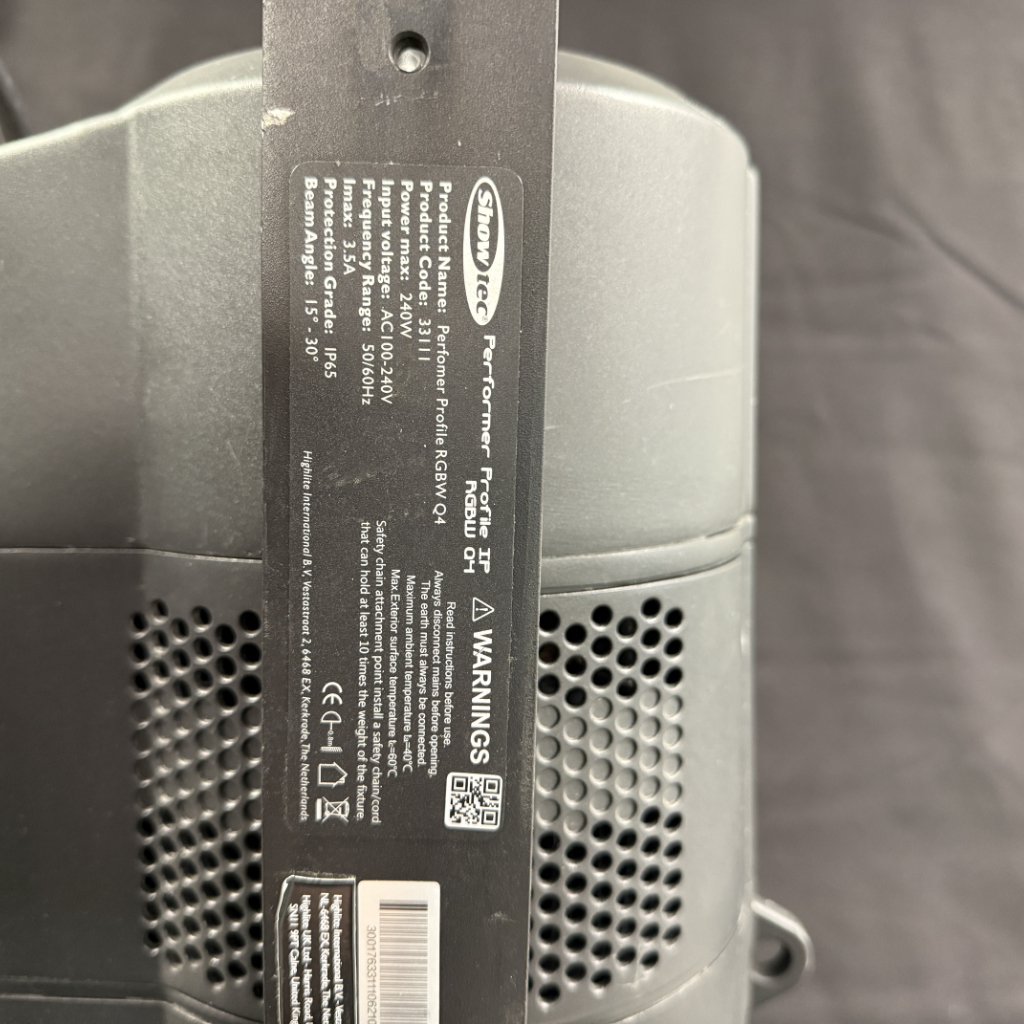 Used Showtec - Performer Profile IP Q4 for sale