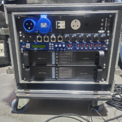 Used XTA 226 & Lab Gruppen quad amplifiers rack for sale