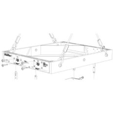Used Meyer Sound MG-MICA flying frame for MICA and 600-HP for sale
