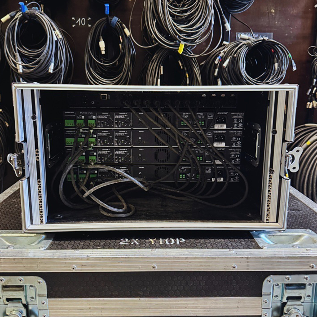 Used Lab Gruppen E Series 12:2 & Xilica XP-4080 DSP Rack for sale
