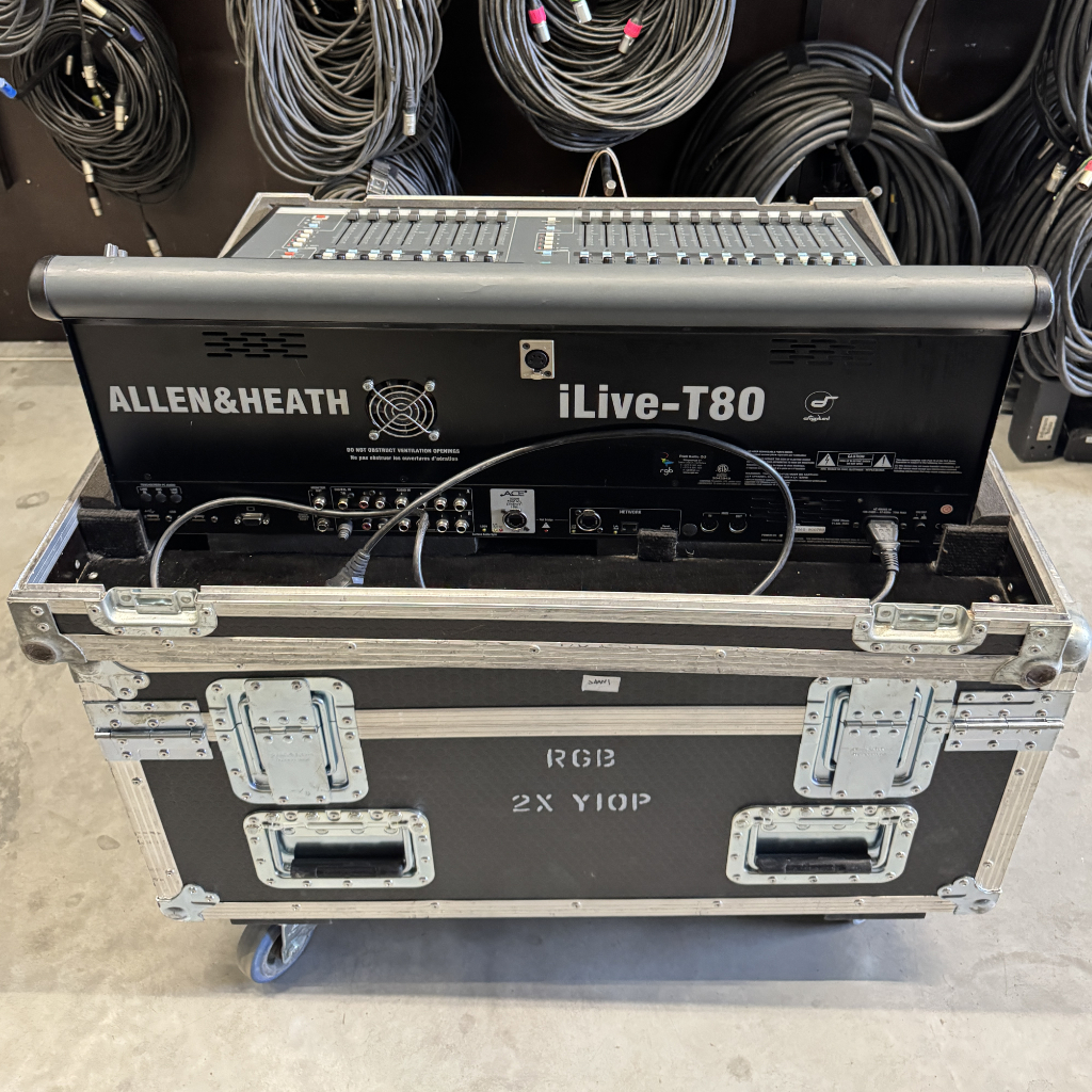Used Allen & Heath iLive T80 & iDR32 rack for sale