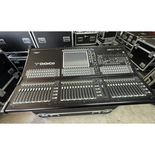 Used DiGiCo SD10 Stealth Core 2 Mixing Console with HMA Optics & Waves for sale