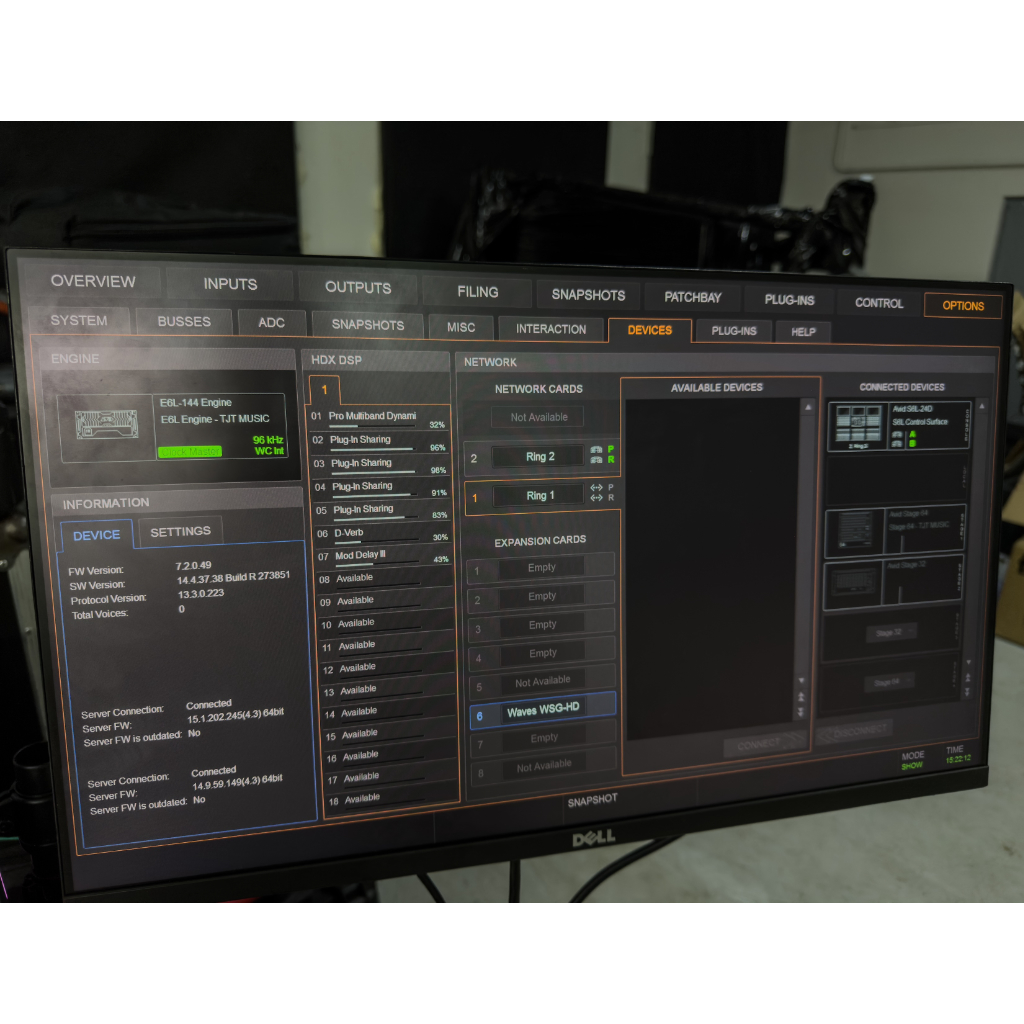 Used Avid S6L-24D set for sale
