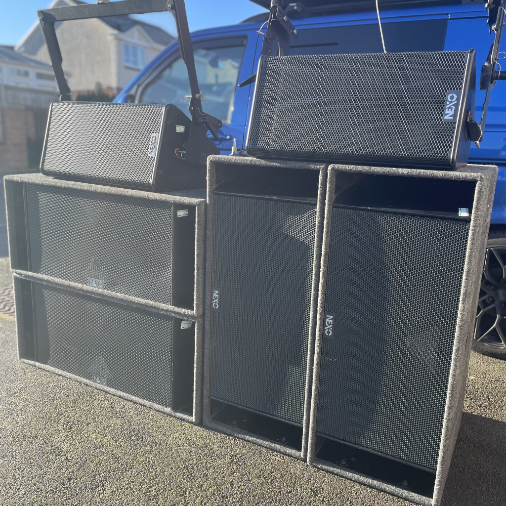 Used Nexo S1230, S1210 & RS15 package for sale