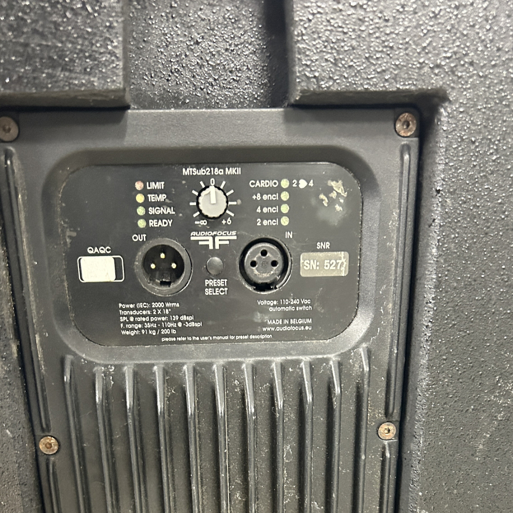 Used Audiofocus ARES8A line-array package for sale