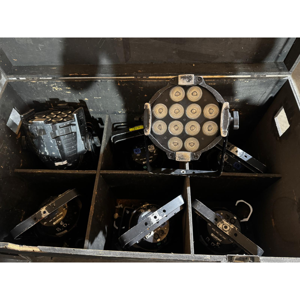 Used Cameo STUDIO PAR RGBAWUV (8 units) for sale