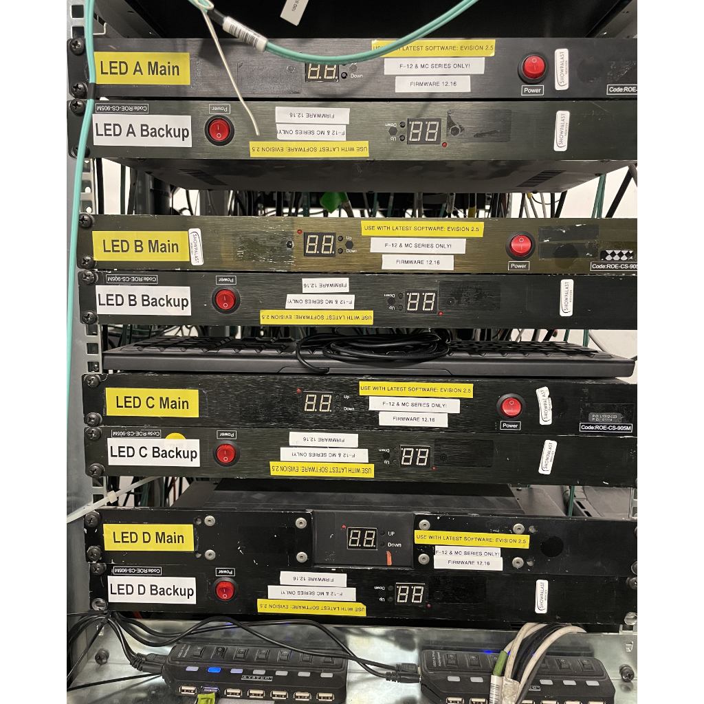 Used ROE LINX-12F 520 m² Outdoor LED Wall package for sale