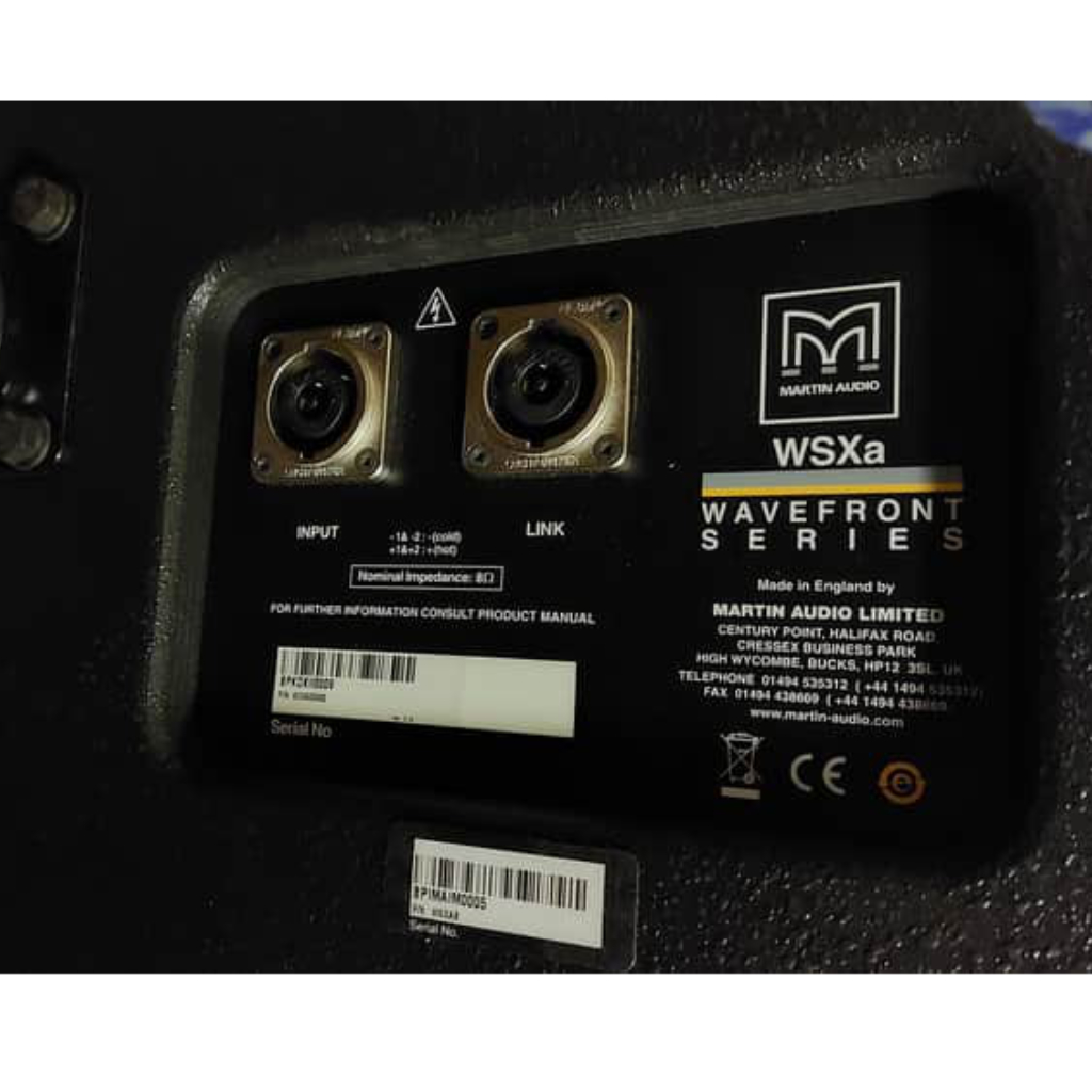 Used Martin Audio W8C & WSX set for sale