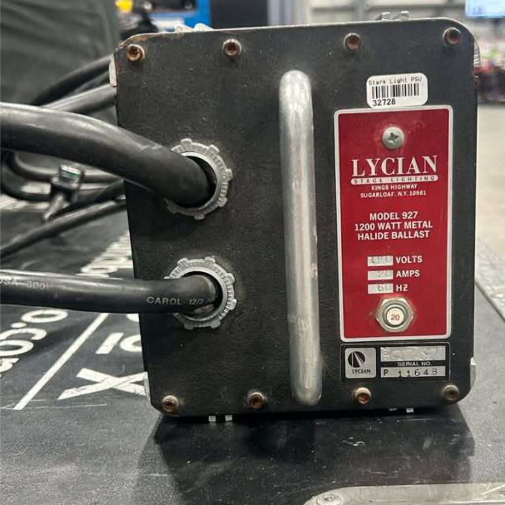 Used Lycian 1272 Starklite II 1200w HMI Spotlight for sale