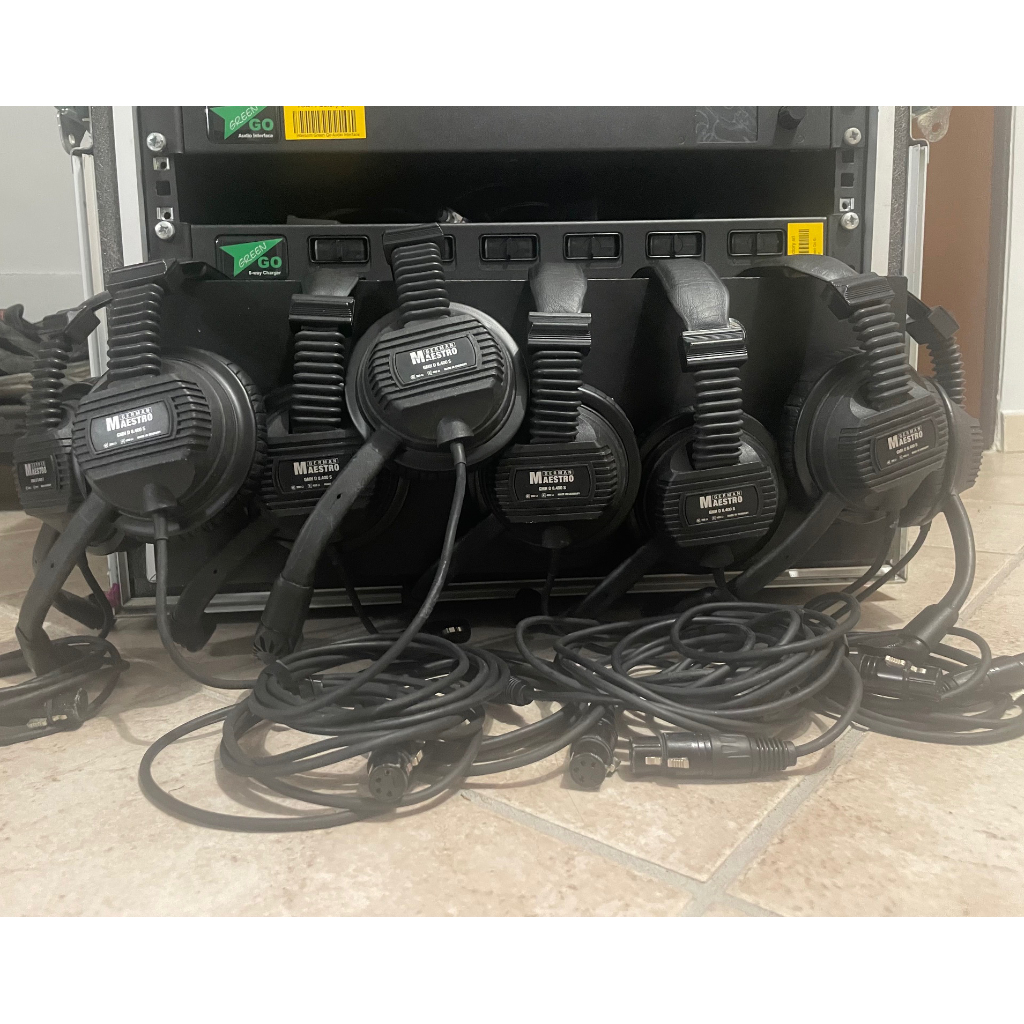 Used Green Go Communication Intercom Set for sale
