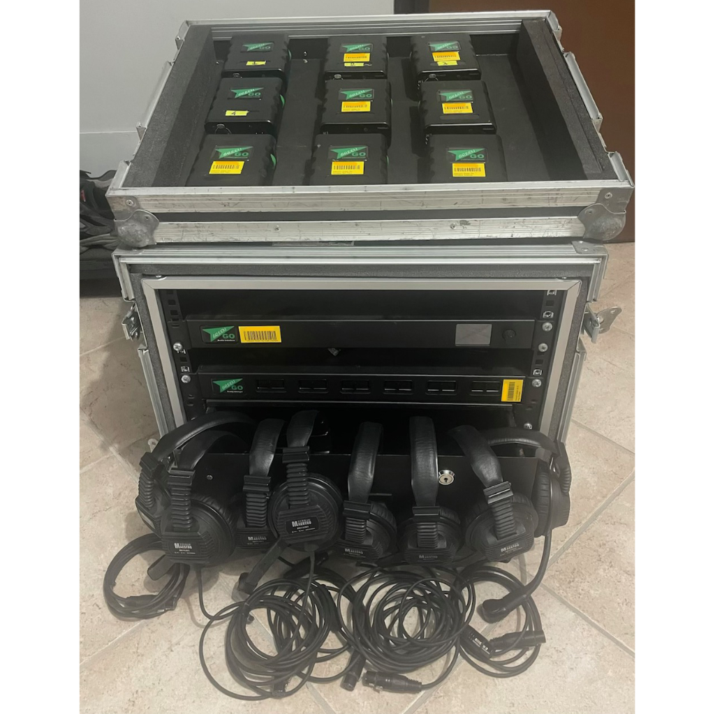 Used Green Go Communication Intercom Set for sale