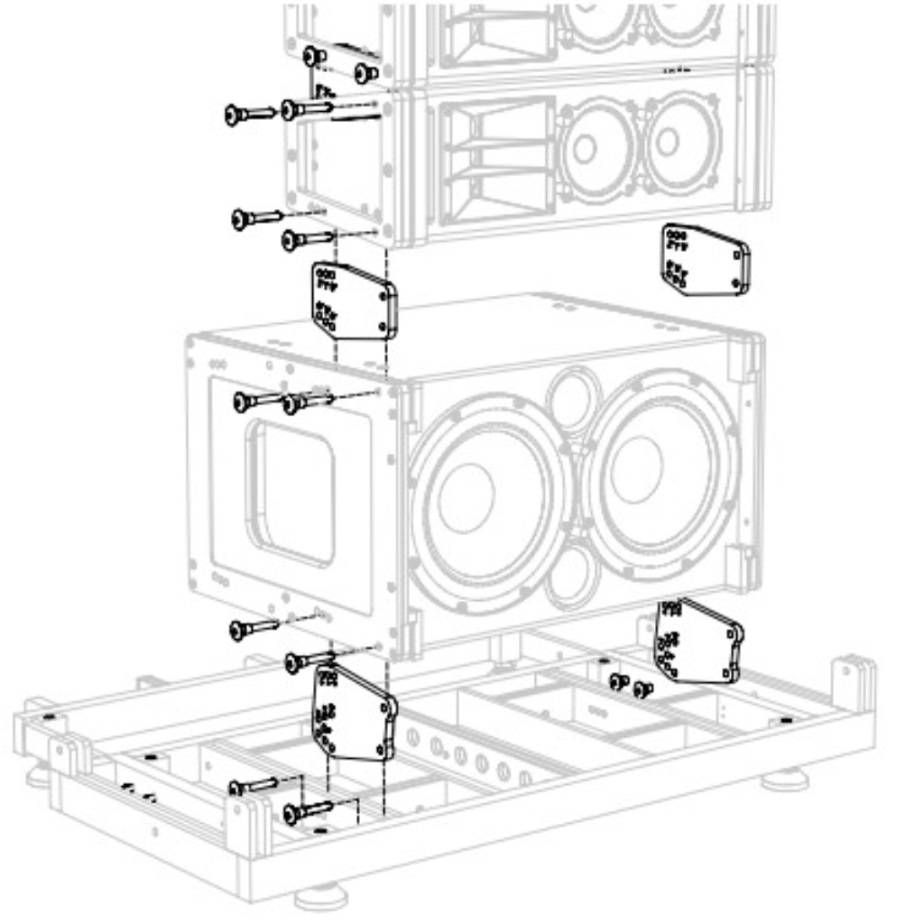 Used Meyer Sound MG-M1D multipurpose flying frame for sale