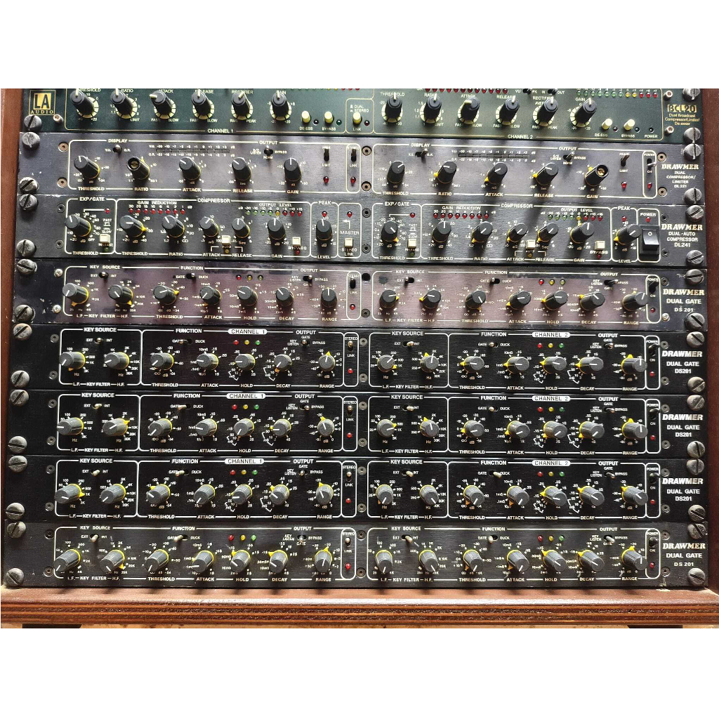 Used LA Audio BCL20 Dual Broadcast Compressor Limiter for sale