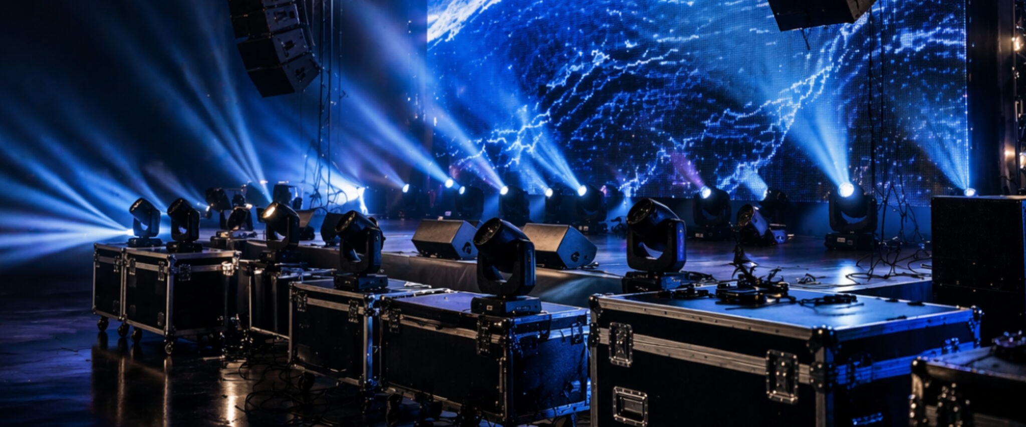 Used professional line array PA system supplied by 10K Used Gear