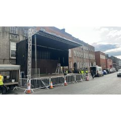 Used Mobile Stage Hydraulic 8m x 7m for sale
