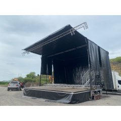 Used Mobile Stage Hydraulic 8m x 7m for sale