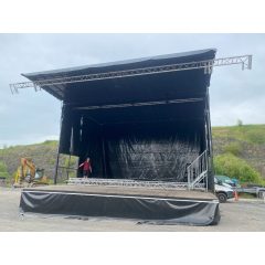 Used Mobile Stage Hydraulic 8m x 7m for sale