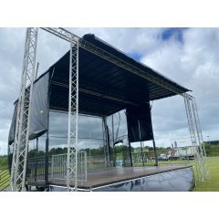 Used Mobile Stage Hydraulic 8m x 7m for sale