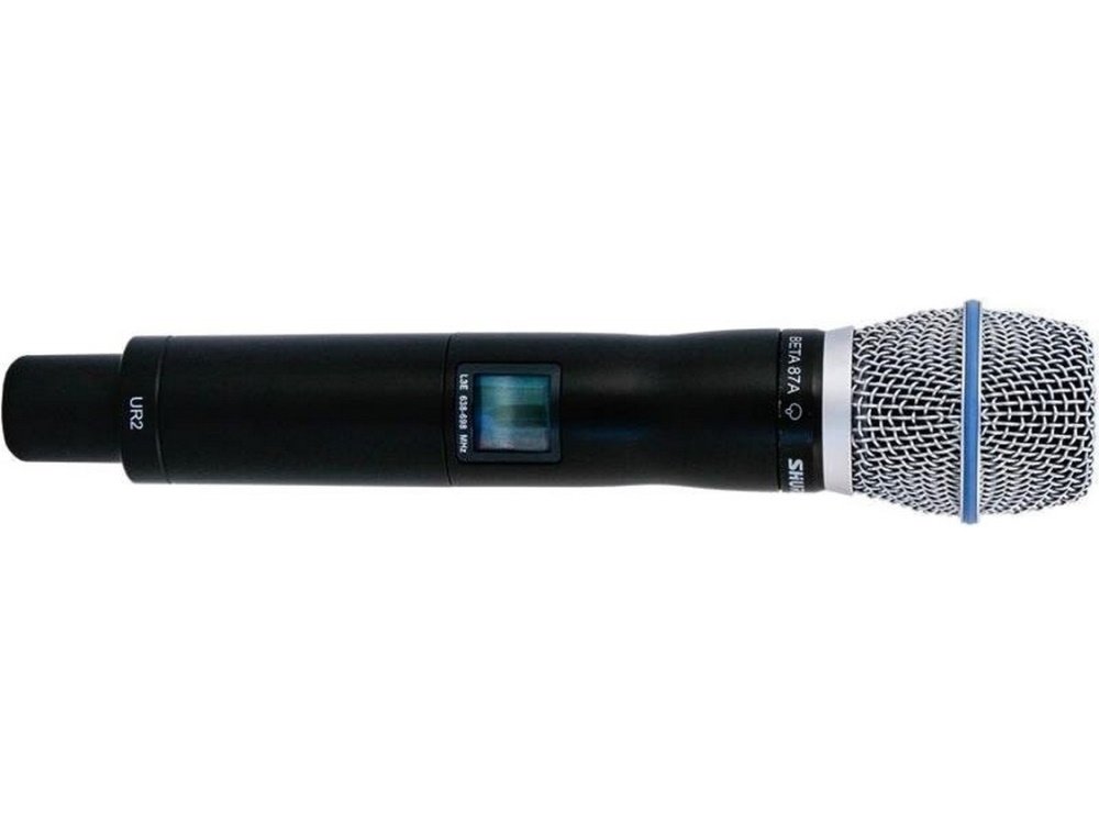 Used Shure UR2 Beta 87 wireless handheld microphone for sale at 10K Used Gear