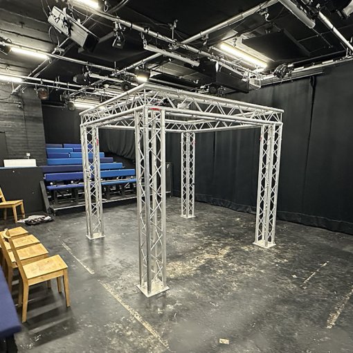 Used Trilite Aluminium Quad Truss Frame (2.5x2.1x2.5m) Professional Event Rigging for sale