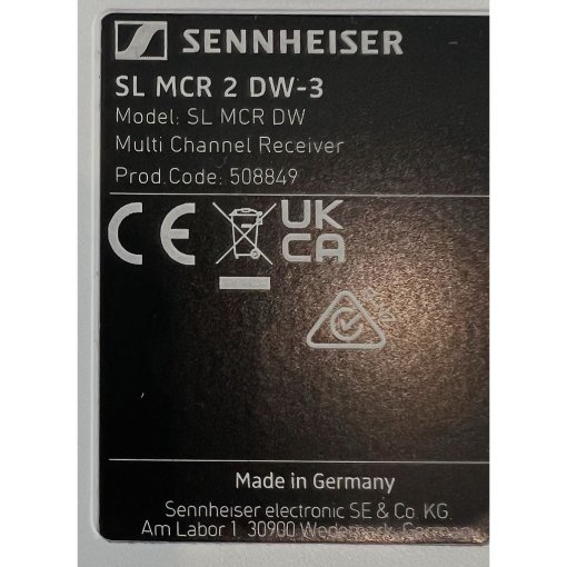 Used Sennheiser SL MCR 2 DW-3 for sale