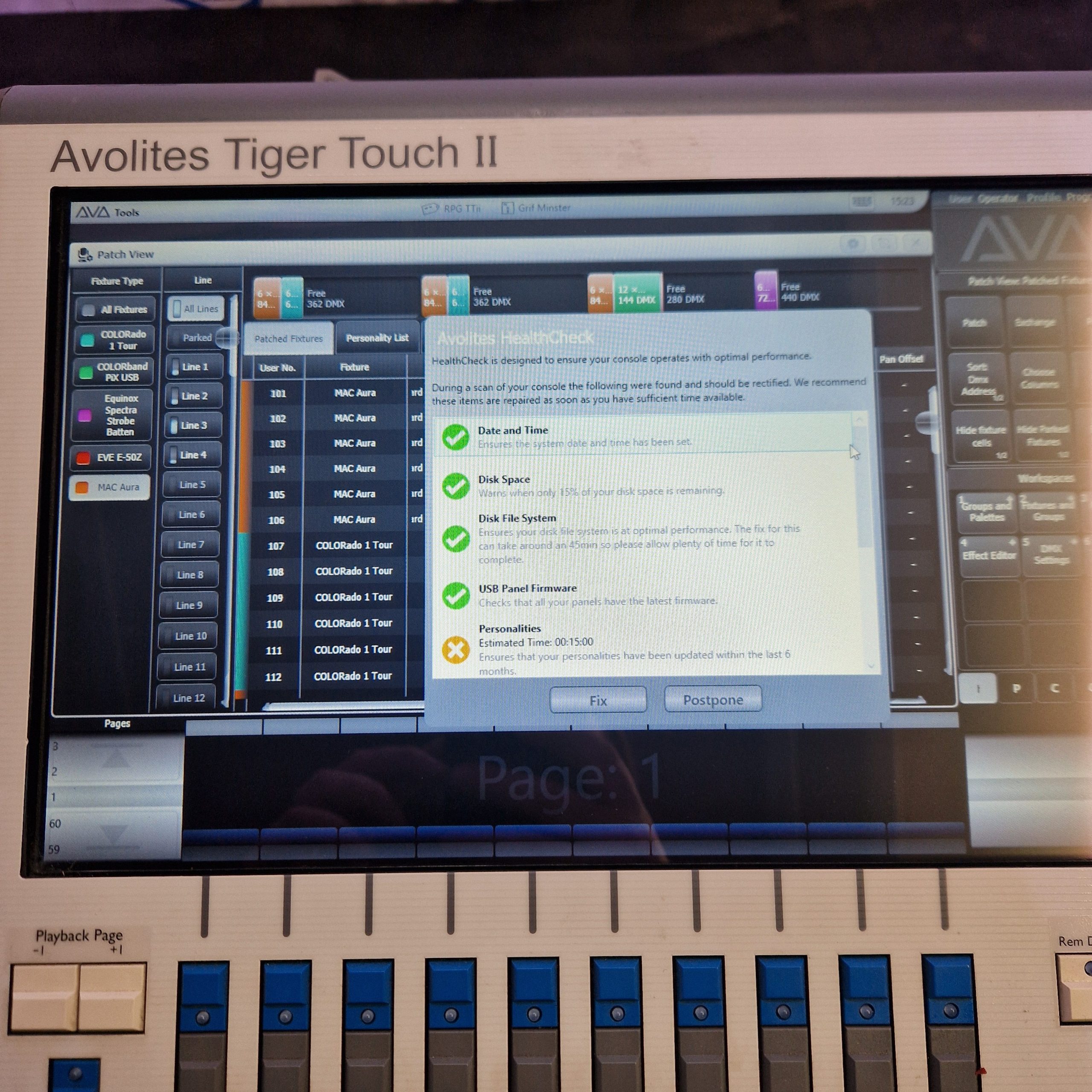 Used Avolites Tiger Touch II for sale