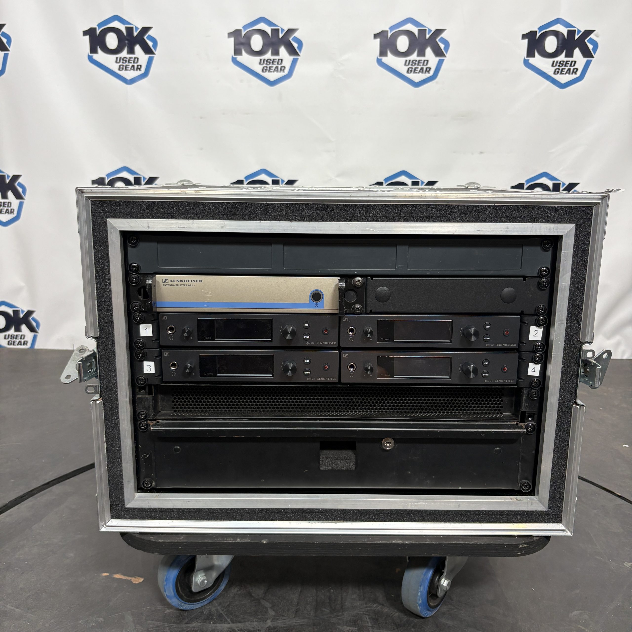 Used 4-Way Sennheiser EW G4 IEM Rack (CH38) for sale