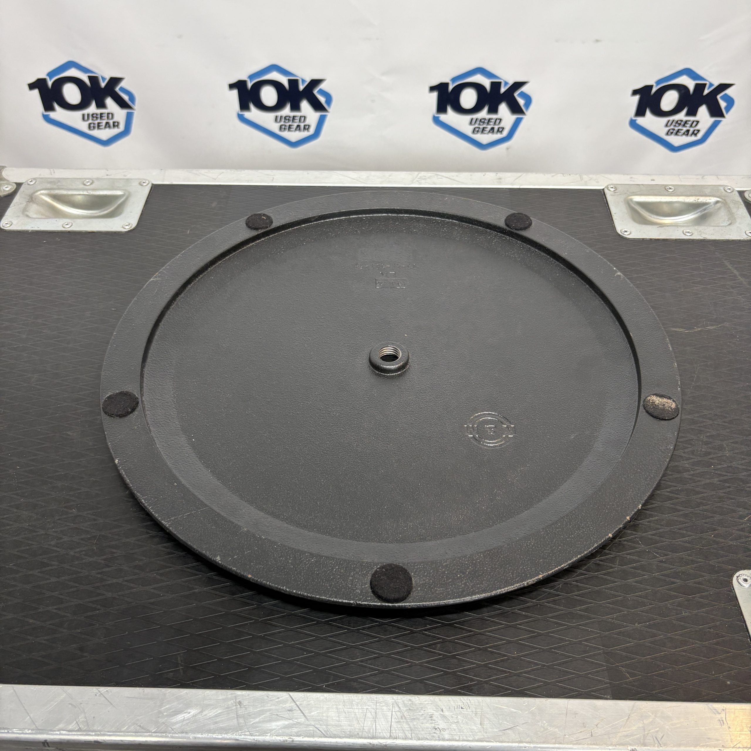 Used K&M Round Heavy Base for Speaker Stand for sale