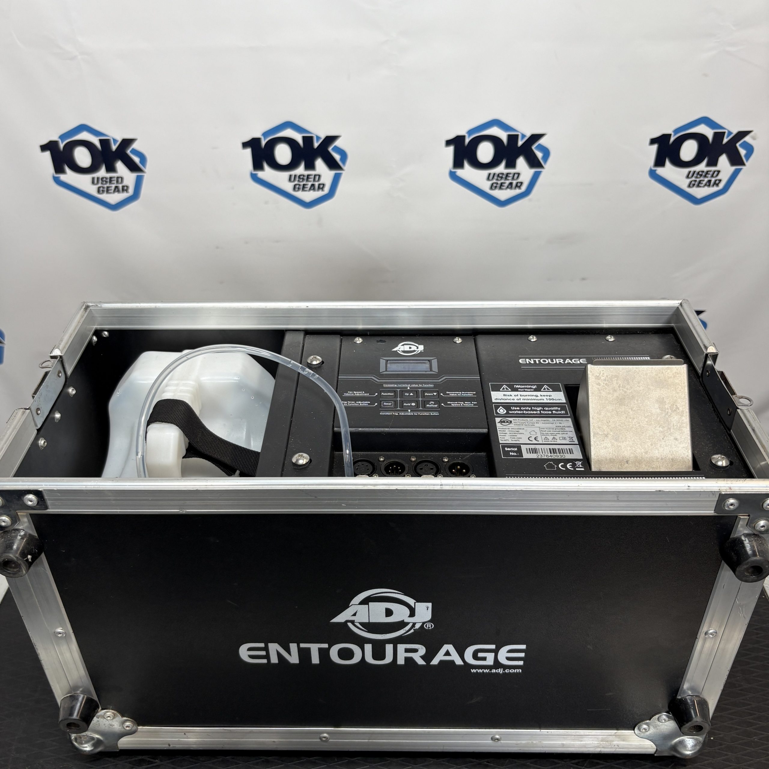 Used Entourage ADJ 1500W Faze (with built-in flightcase) for sale