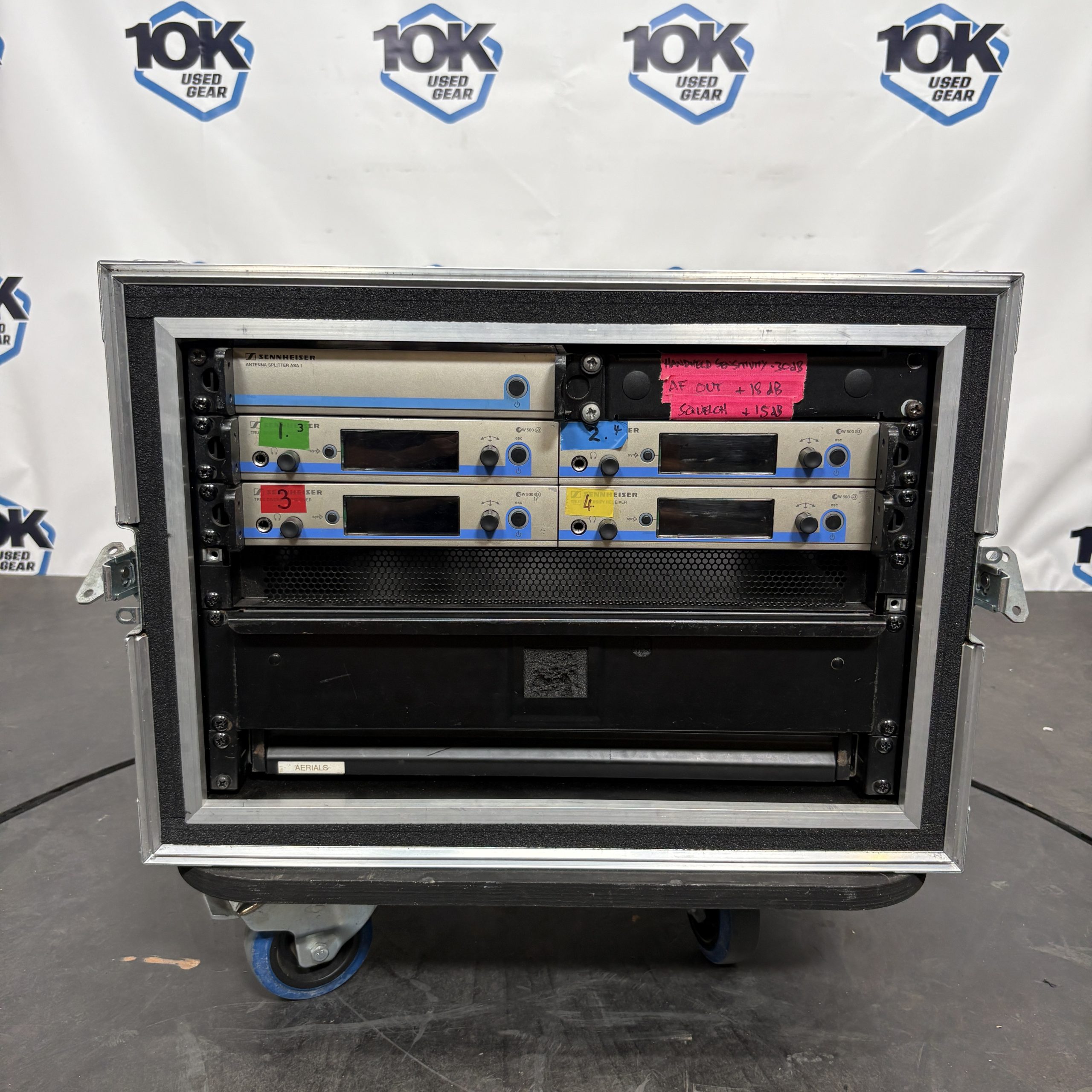 Used 4-Way Sennheiser EW500 G4 + E935 Handheld + Beltpack (CH38) for sale