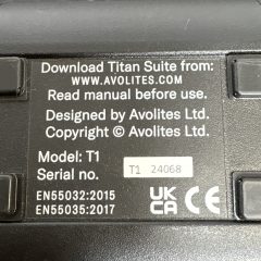 Used Avolites Titan T1 for sale