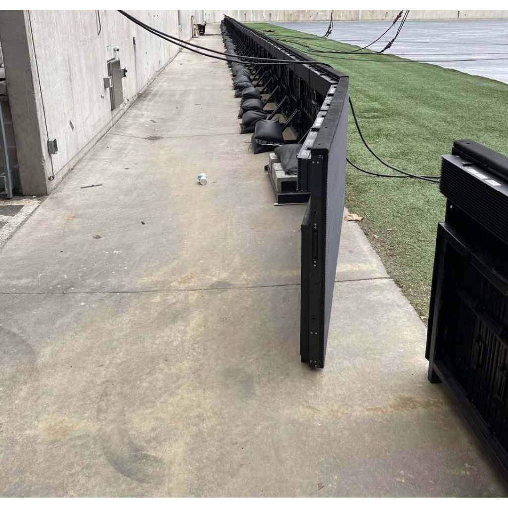 Used Daktronics 10mm LED field board system for sale
