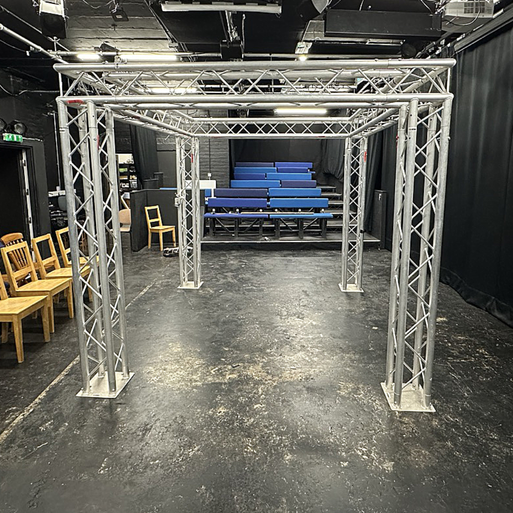 Used Trilite Aluminium Quad Truss Frame (2.5x2.1x2.5m) Professional Event Rigging for sale