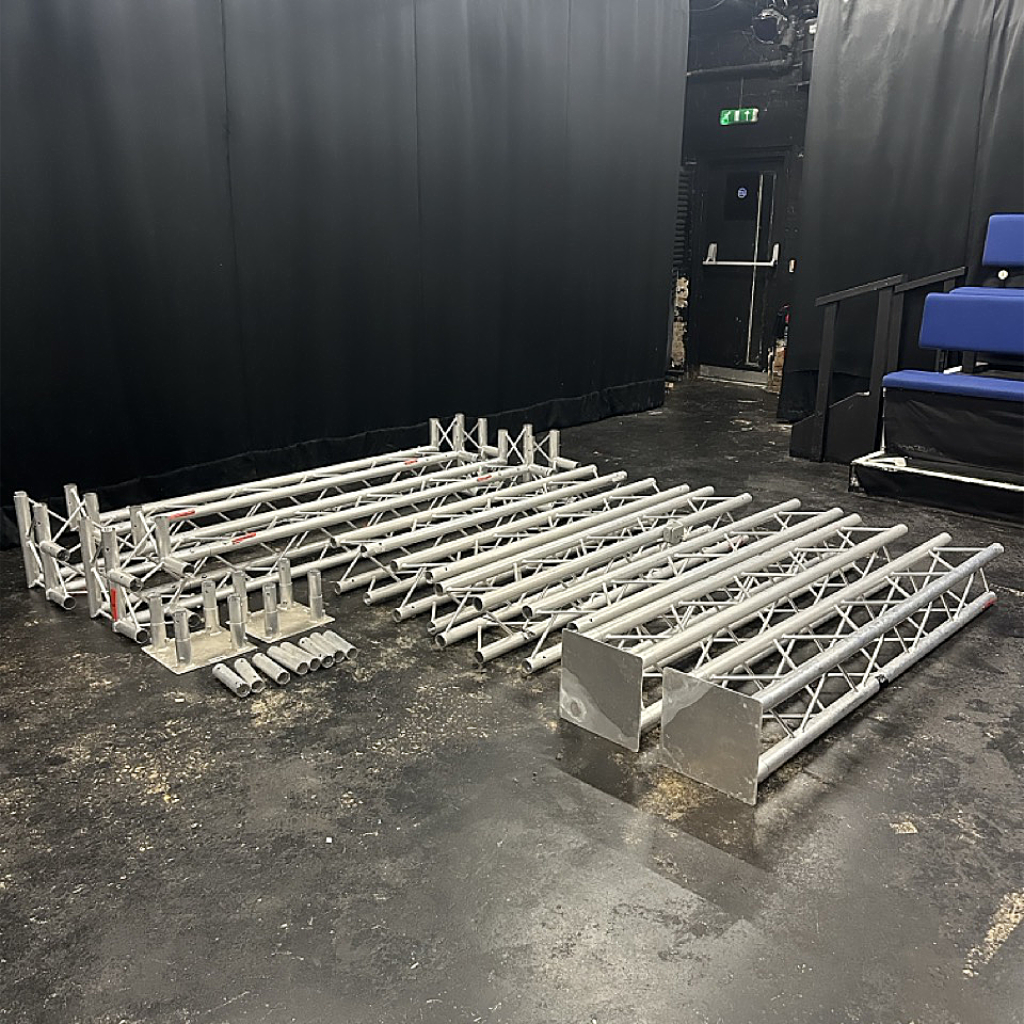 Used Trilite Aluminium Quad Truss Frame (2.5x2.1x2.5m) Professional Event Rigging for sale