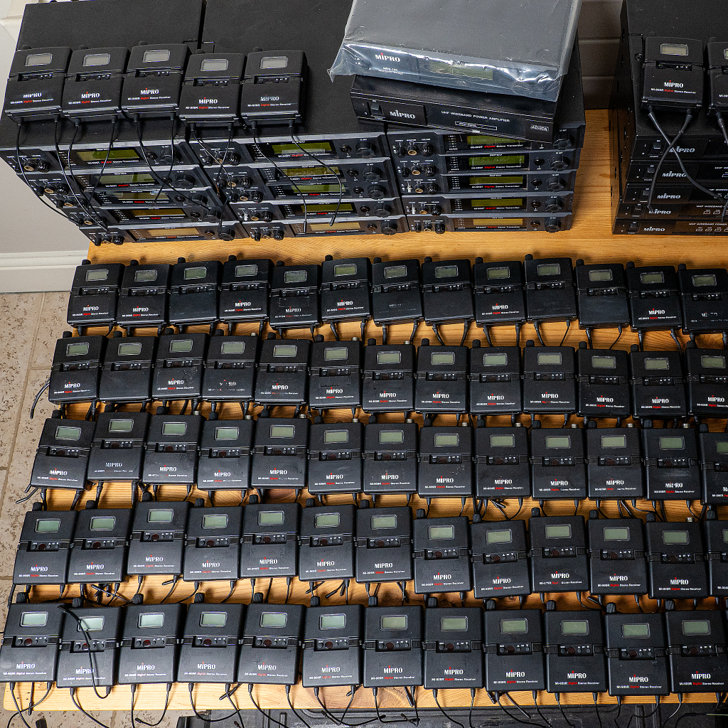 Used MIPRO MI-909 15-Way True Digital IEM and Multi-Cast Package for sale